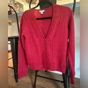 Sundance Pointelle Cardigsn Sweater